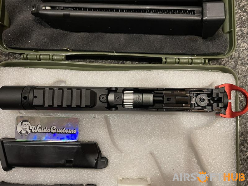 Pistolet AAP-01 Full Upgrade Gaz Action Army Powergun Airsoft
