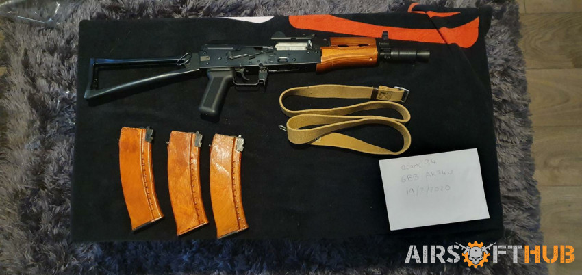 WE AK74u GBB - Airsoft Hub Buy & Sell Used Airsoft Equipment