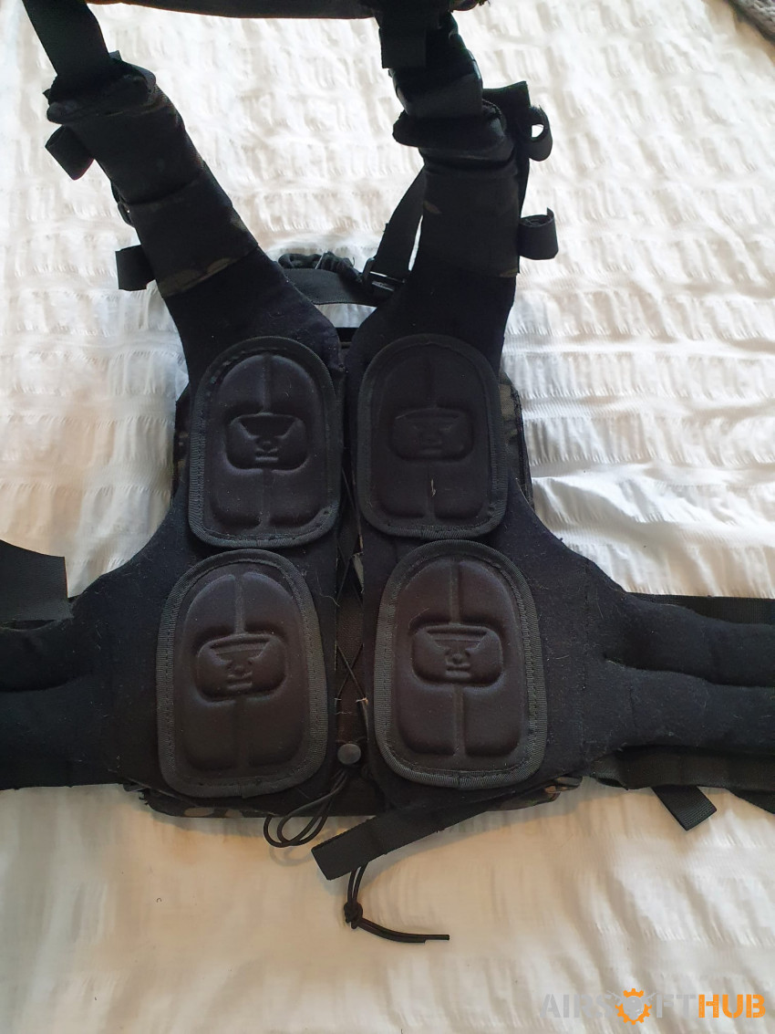 Vest rig plate carrier - Used airsoft equipment