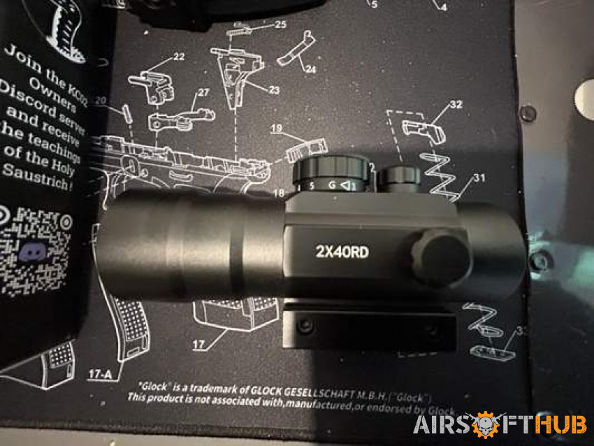 Fixed 2x scope - Used airsoft equipment