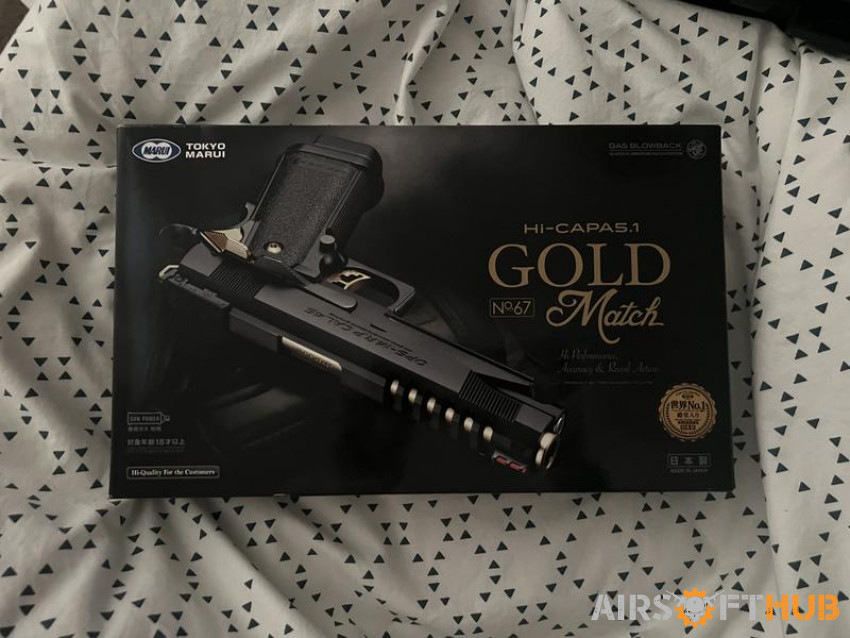 TOKYO MARUI HI-capa 5.1 GOLD M - Used airsoft equipment