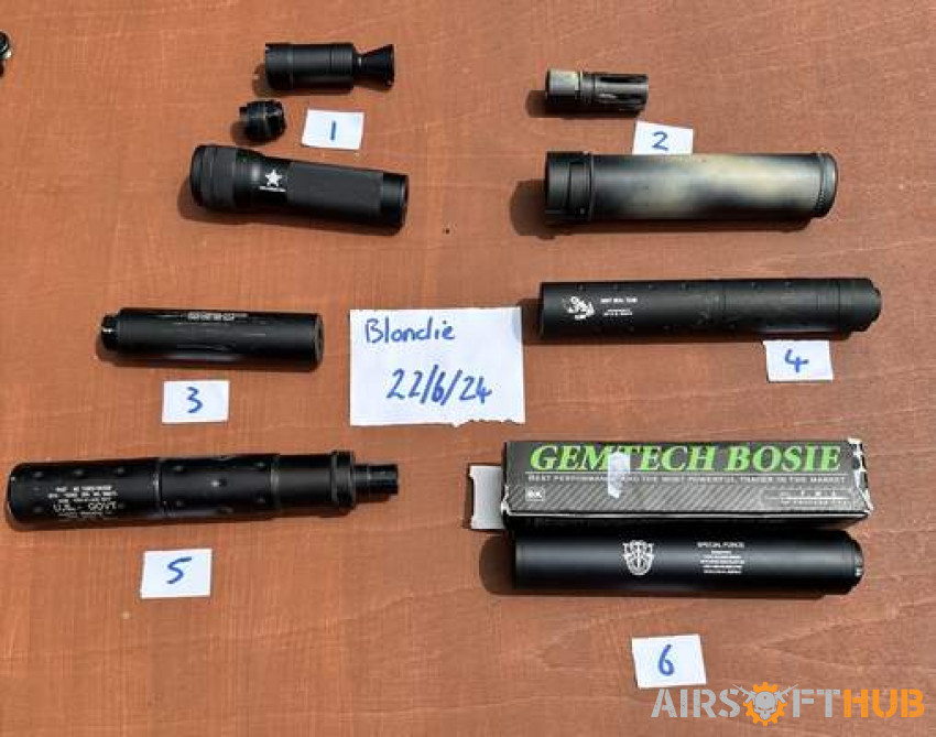 Various parts lot 2 - Used airsoft equipment