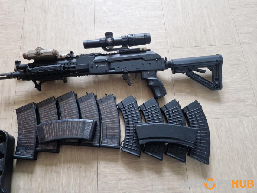 G&G AK74 (RK74-e) locked to se - Used airsoft equipment