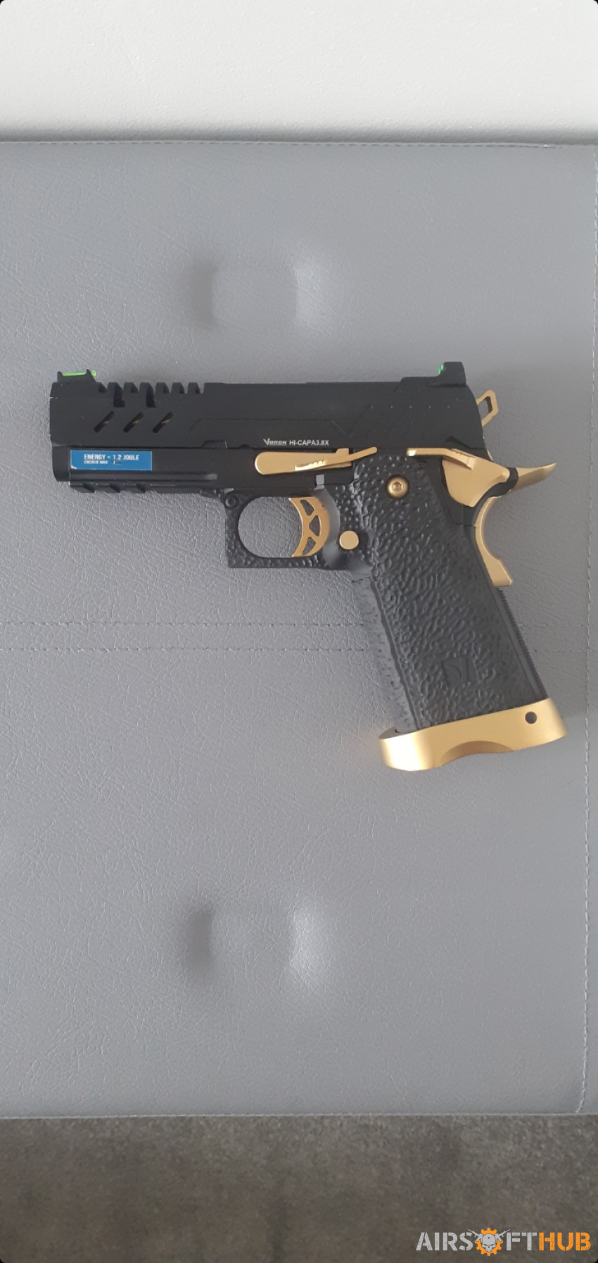 Vorsk 3.8 Pro Gold Hi-Capa GBB - Used airsoft equipment