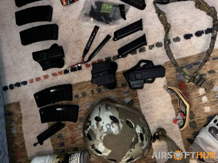 Bundle of gear - Used airsoft equipment