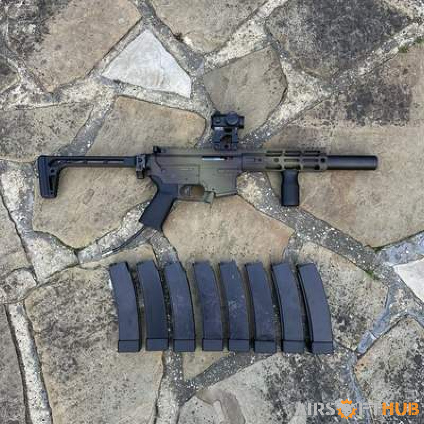 Upgraded wolverine mtw 9 - Used airsoft equipment