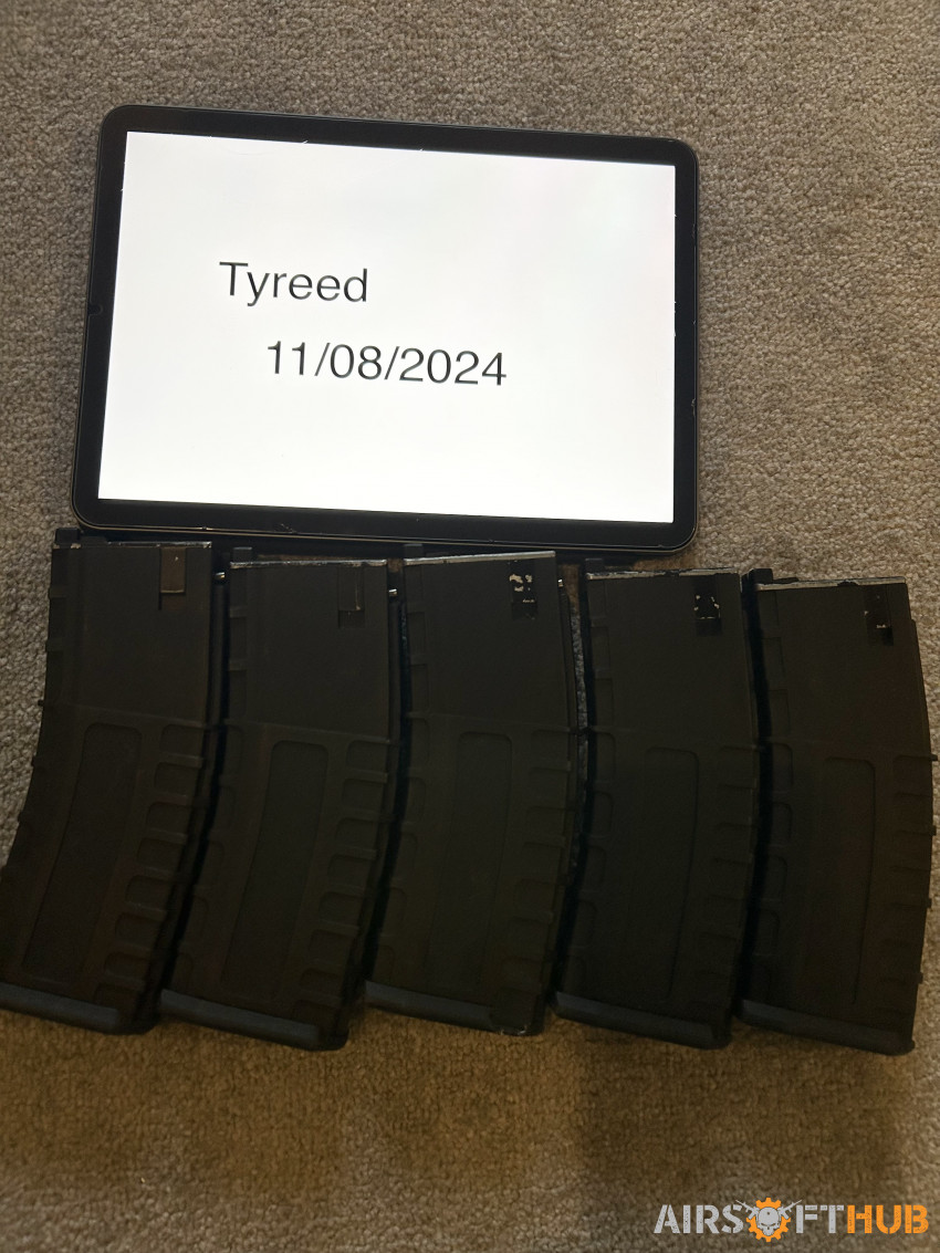 GHK G5 Mags - Used airsoft equipment