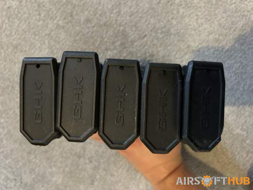 GHK G5 Mags - Used airsoft equipment