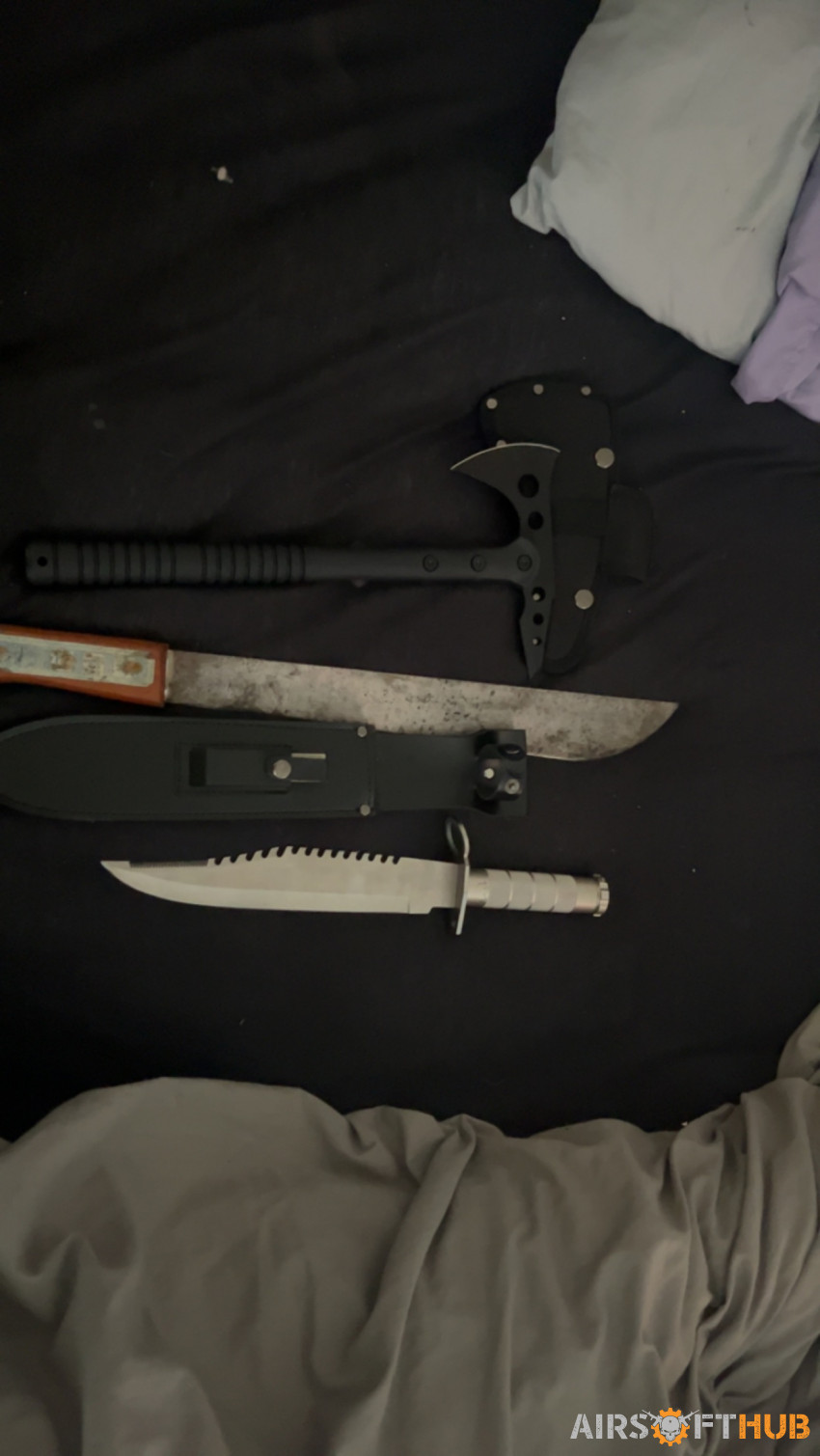 various knives - Used airsoft equipment