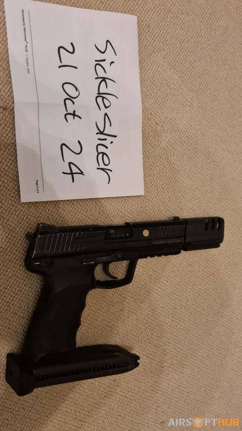 KWA/Umarex HK45 - Used airsoft equipment