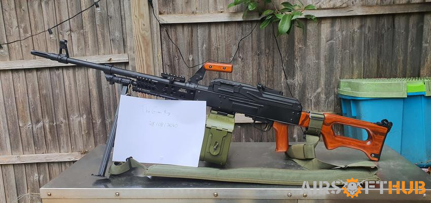 A&K PKM Wood - Used airsoft equipment