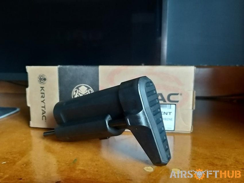 Krytac Compact carbine stock - Used airsoft equipment