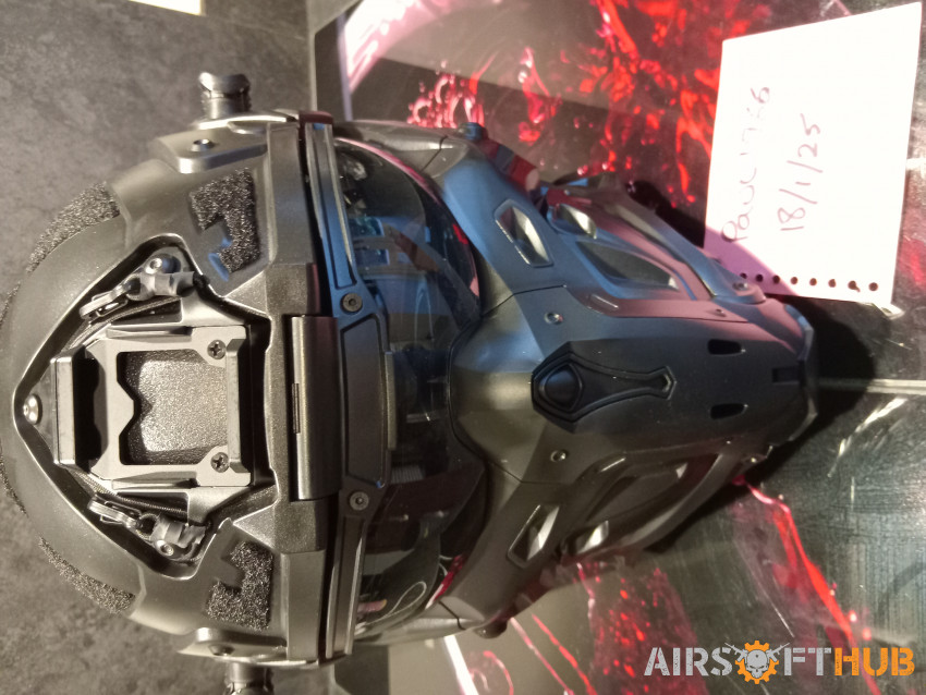 All in one Full face Helmet - Used airsoft equipment