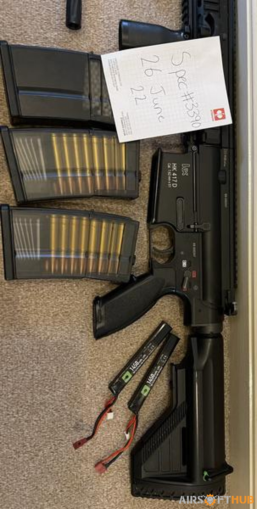 TM HK417 - Used airsoft equipment