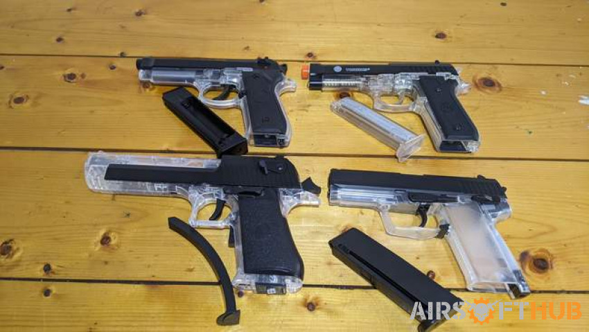 Joblot 4 pistols - Used airsoft equipment