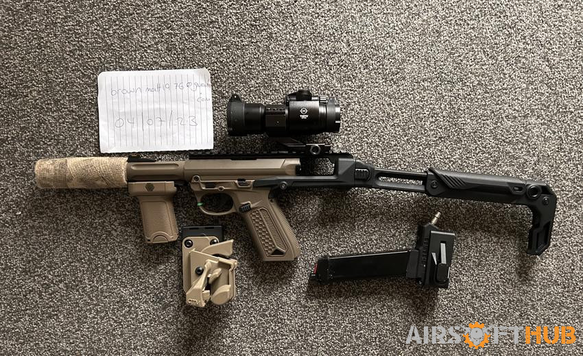 AAP-01 upgraded Carbine - Used airsoft equipment