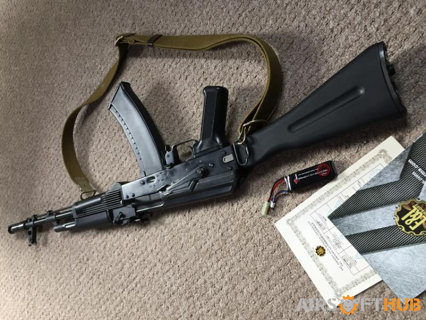 E&L AK-74 with case - Used airsoft equipment