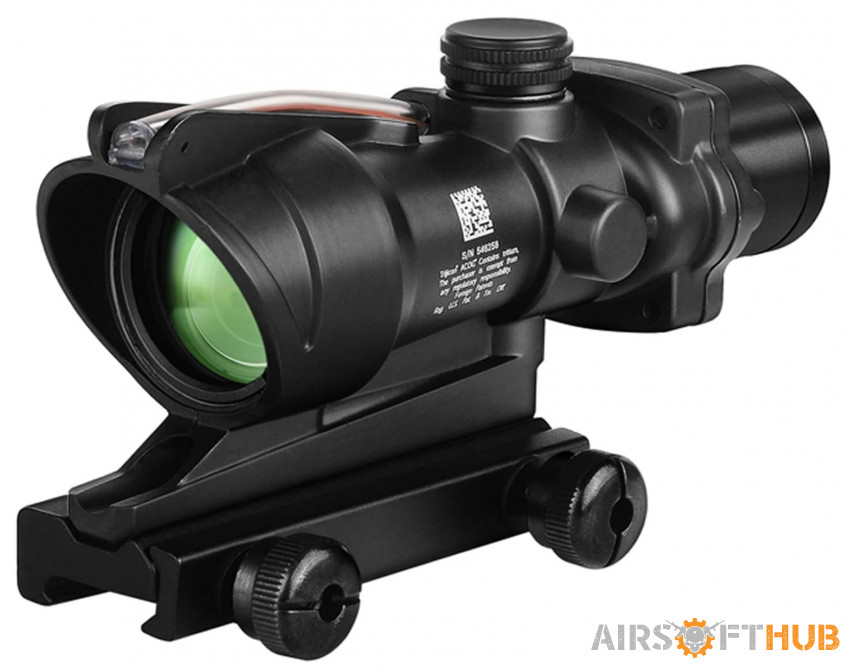 Scope 4x32mm ACOG Red Dot - Used airsoft equipment