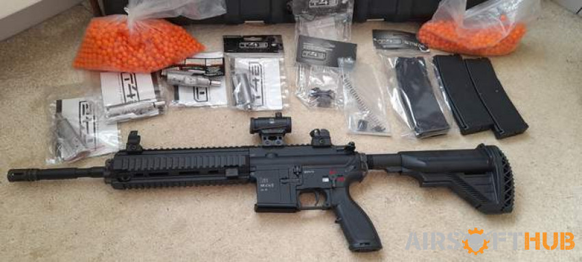 T4e Hk416 paintball,rubberball - Used airsoft equipment