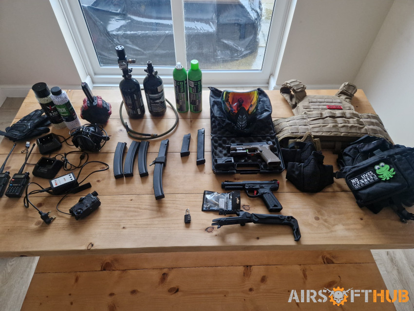 Leaving sport sale! - Used airsoft equipment