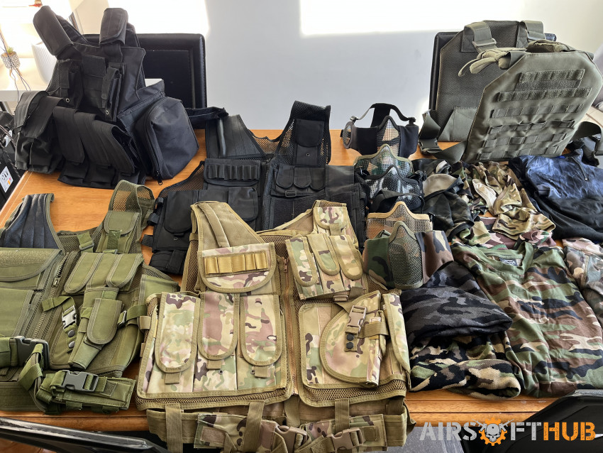 AIRSOFT EQUIPMENT BUNDLE - ALL - Used airsoft equipment