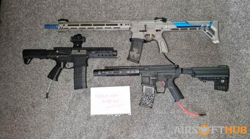 Various hpa rifs - Used airsoft equipment