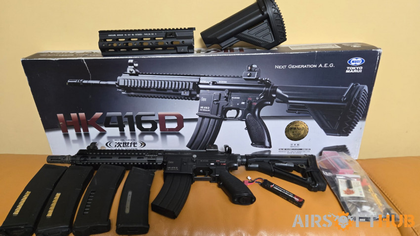 Tokyo Marui HK416D NGRS EBB - Used airsoft equipment