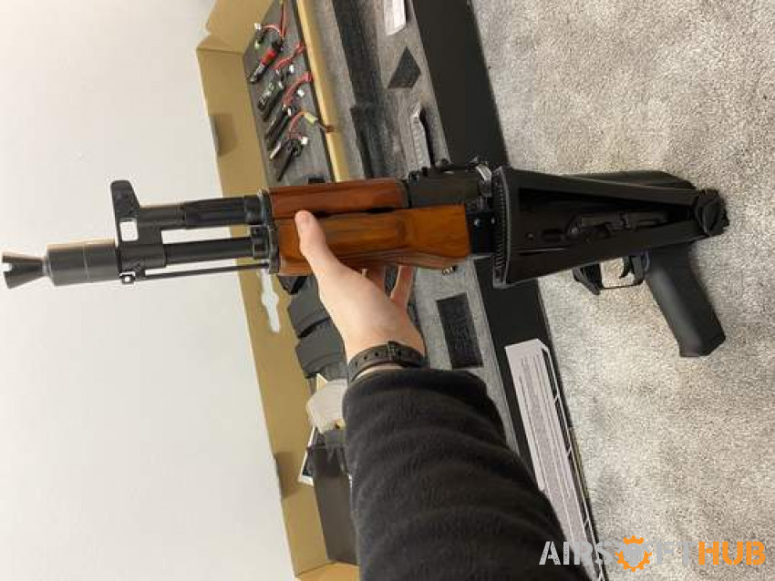 Specna Arms Wooden AK74 BUNDLE - Used airsoft equipment