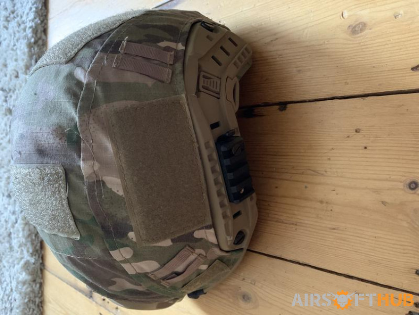 Multicam Helmet & Mask - Used airsoft equipment