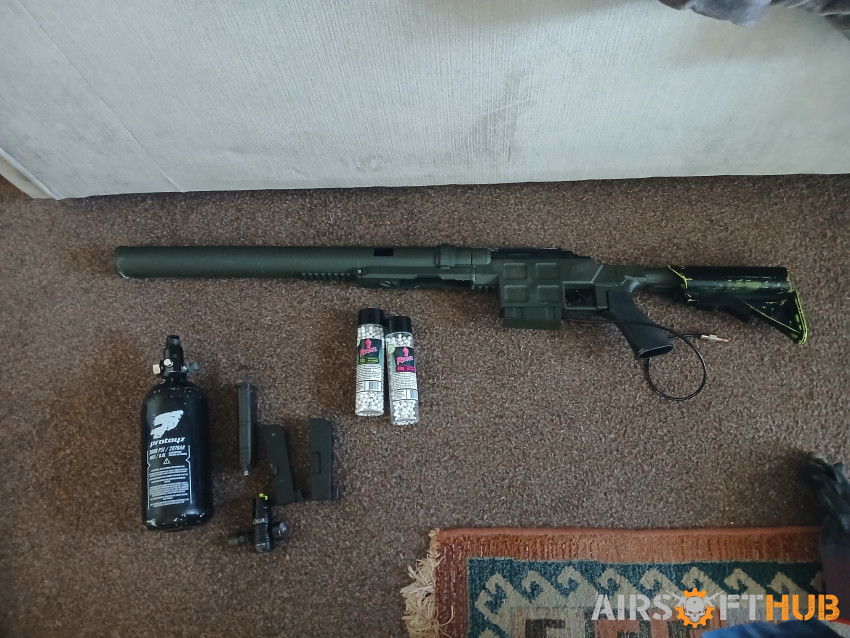 Hpa dvl10 sniper - Used airsoft equipment