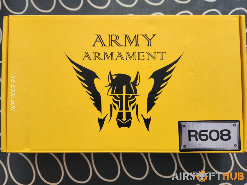 Army Armament R608 gbb pistol - Used airsoft equipment