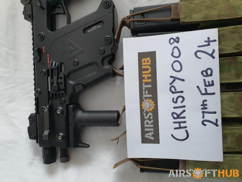 KWA Kriss Vector GBB - Used airsoft equipment