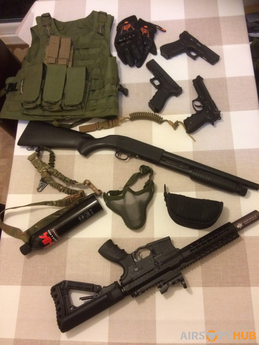 Airsoft bundle wanted - Used airsoft equipment