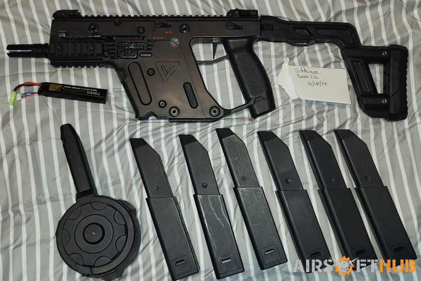 KRYTAC KRISS VECTOR - Used airsoft equipment