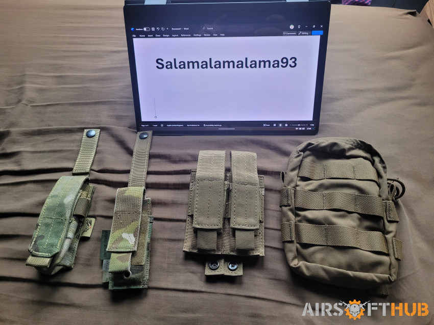 Multiple Pouches - Used airsoft equipment