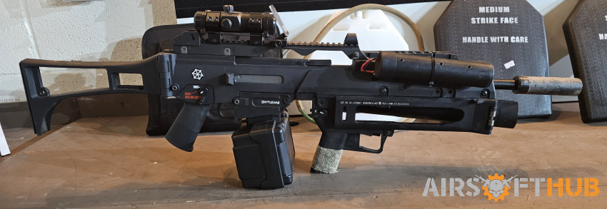 WE 999K G36 AEG LMG Build - Used airsoft equipment