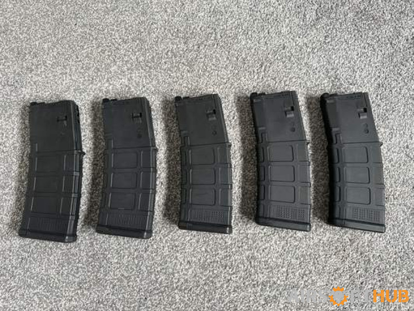 5x guns modify mws mags - Used airsoft equipment