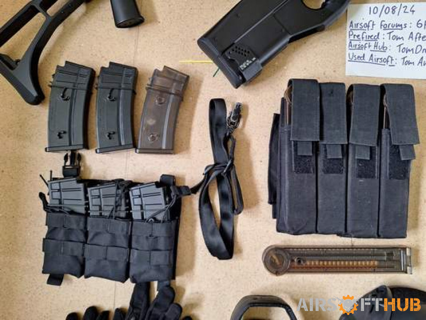 HUGE Black Loadout Bundle - Used airsoft equipment