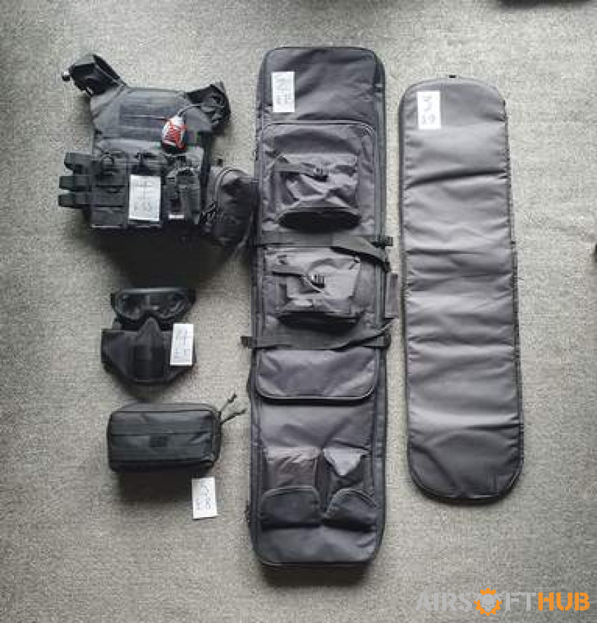 Plate carrier, bags and others - Used airsoft equipment