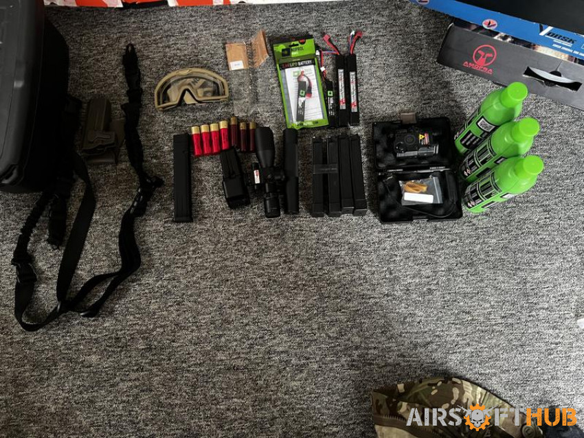 Everything must go !! - Used airsoft equipment