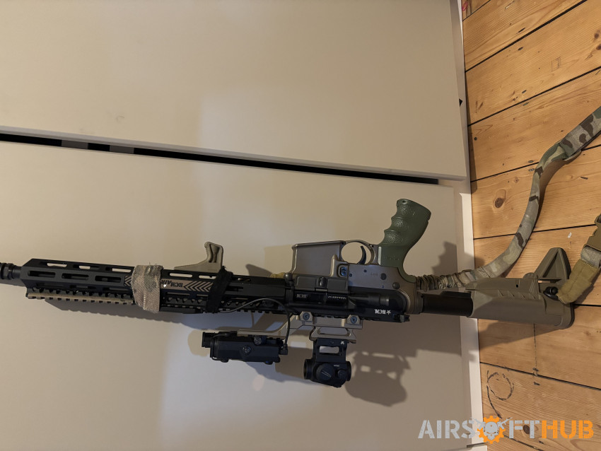 Bcm Mcmr Dual Tone + 4 mags - Used airsoft equipment