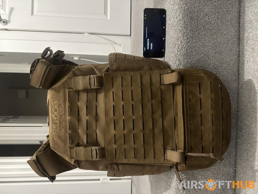 Bulldog plate carrier+drop pch - Used airsoft equipment