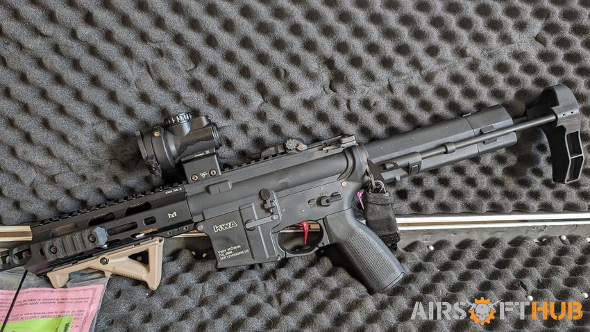 KWA T6 Upgrade/Attachment/Case - Used airsoft equipment