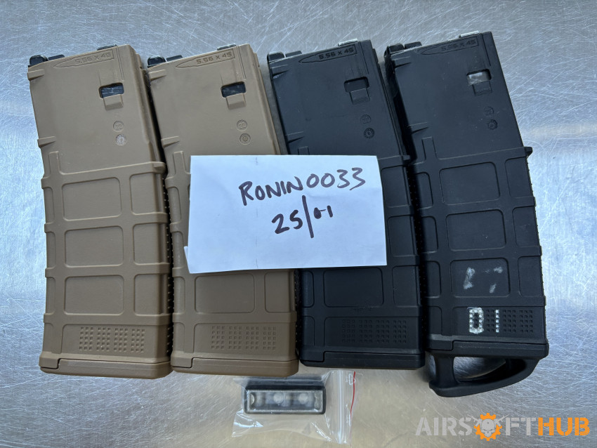 Guns Modify MWS Pmags x4 - Used airsoft equipment