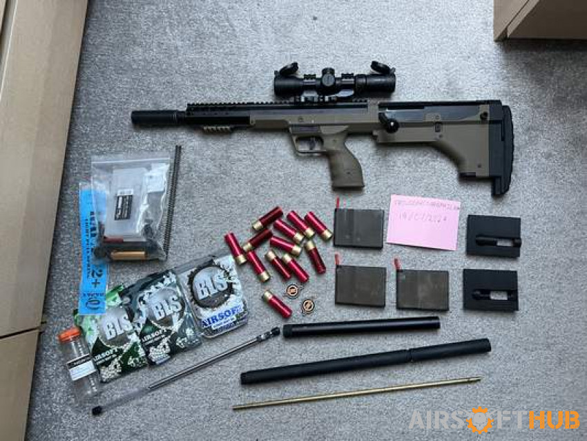 SRS Left handed Fully Upgraded - Used airsoft equipment