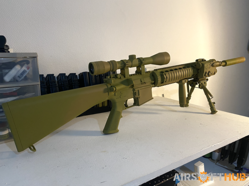 Golden Eagle M16A3 GBBR MK12 - Used airsoft equipment