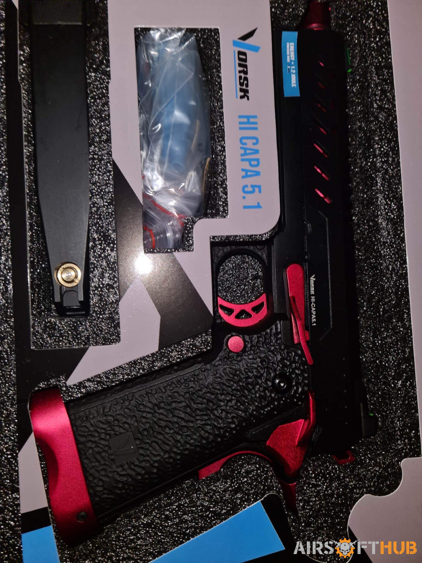 For sale Airsort gift set - Used airsoft equipment