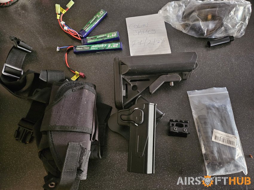 Airsoft lot - Used airsoft equipment