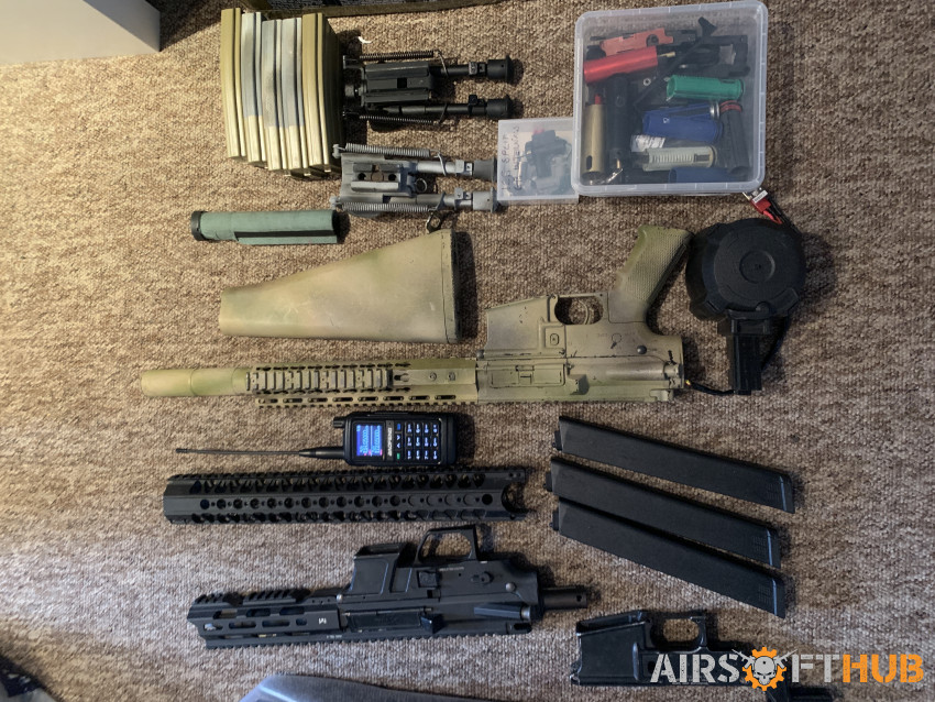 JOB LOT - inc ICS M4, FN2000 - Used airsoft equipment