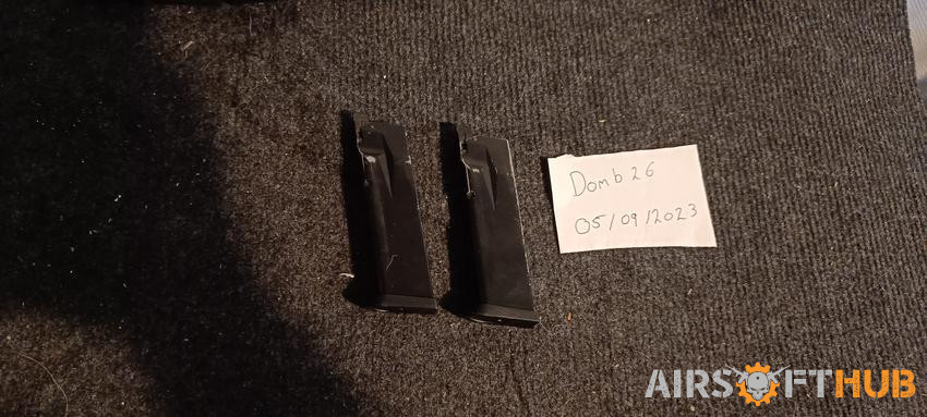 2x WE F229 Mag - Used airsoft equipment